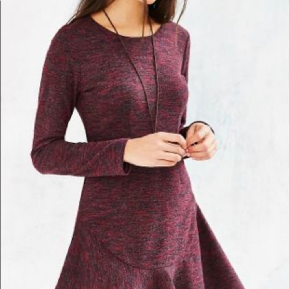 Kimchi Blue Purple Spacedye Drop-waist Dress